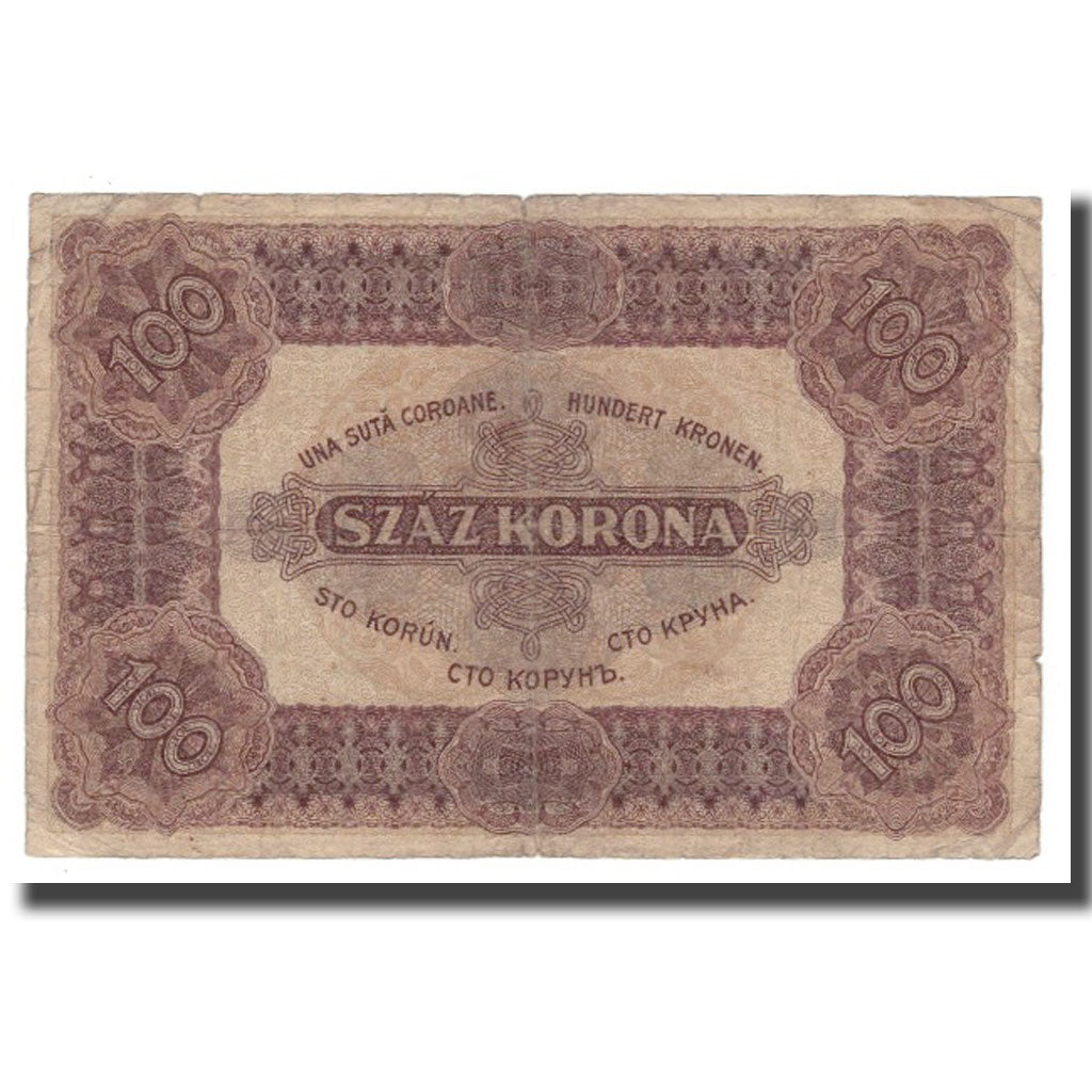 Banconote, Ungheria, 100 Korona, 1920, 1920-01-01, KM:63, B+
