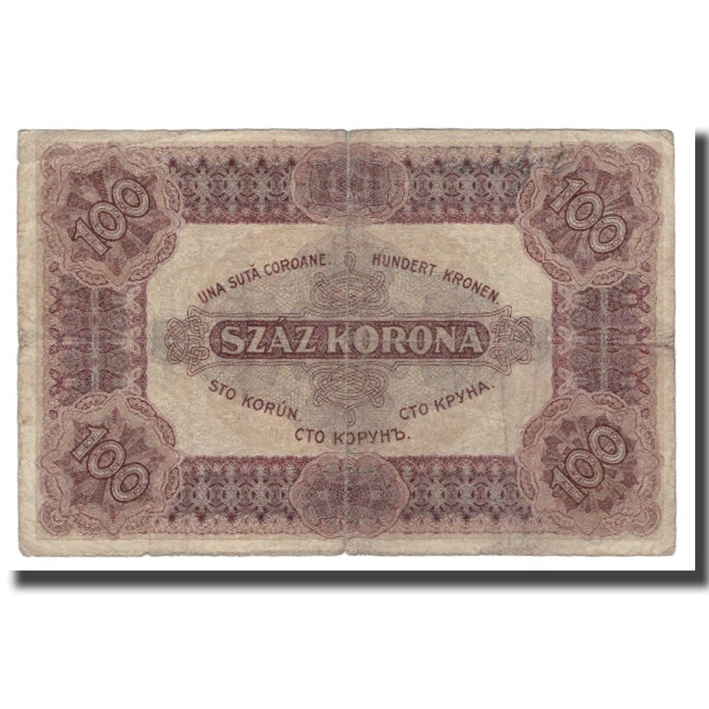 Geldschein, Ungarn, 100 Korona, 1920, 1920-01-01, KM:63, SGE+