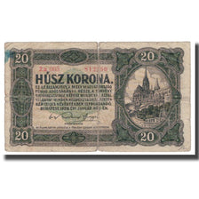 Banconote, Ungheria, 20 Korona, 1920, 1920-01-01, KM:61, B