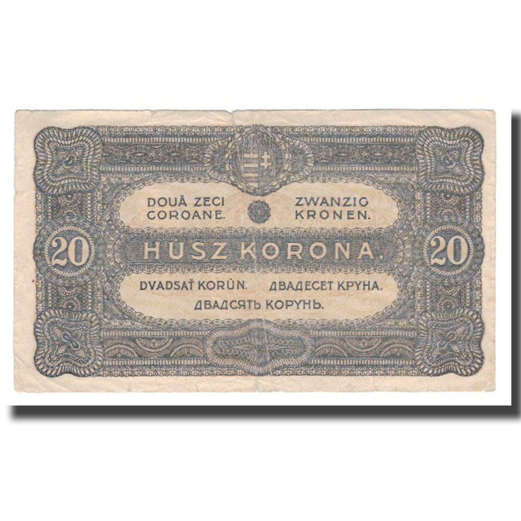 Banconote, Ungheria, 20 Korona, 1920, 1920-01-01, KM:61, MB