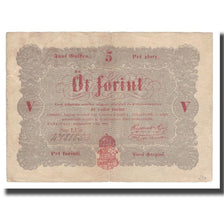 Banknot, Węgry, 5 Forint, 1848, 1848-09-01, KM:S116a, VF(20-25)