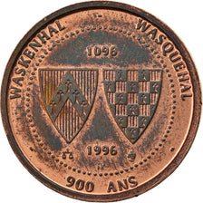 France, Médaille, 1 Euro de Wasquehal, 1996, SUP, Cuivre
