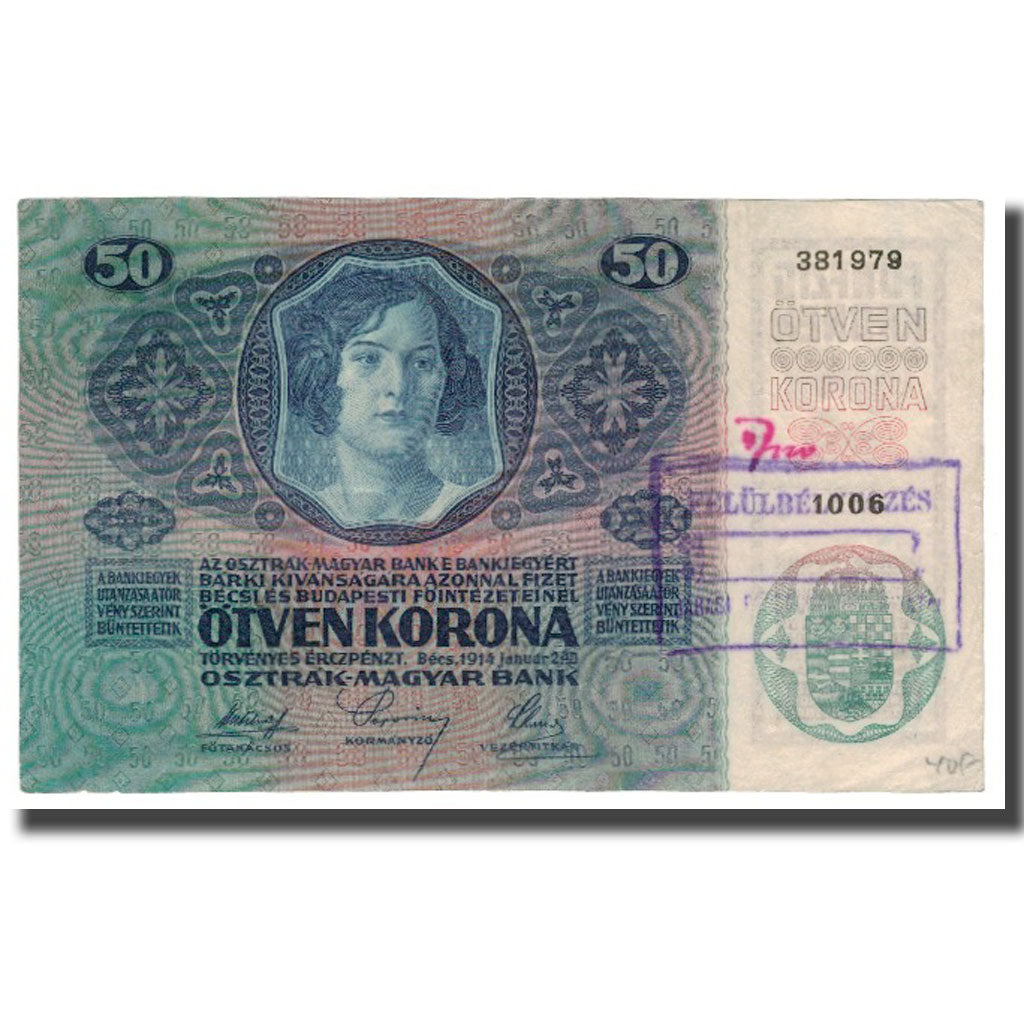 Banconote, Austria, 50 Kronen, 1914, 1914-01-02, KM:15, BB