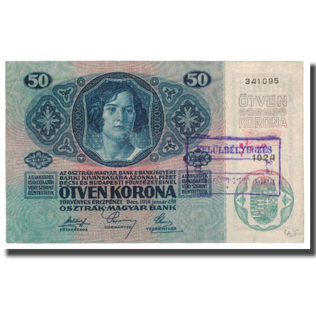Banconote, Austria, 50 Kronen, 1914, 1914-01-02, KM:15, BB