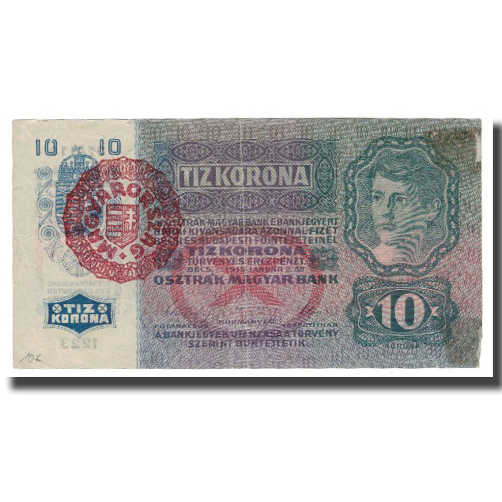 Biljet, Oostenrijk, 10 Kronen, Undated (1919), Undated (1919), KM:51a, TB+