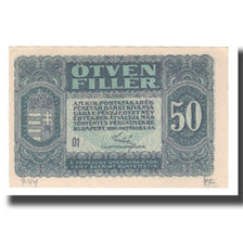 Geldschein, Ungarn, 50 Fillér, 1920, 1920-10-02, KM:44, UNZ-