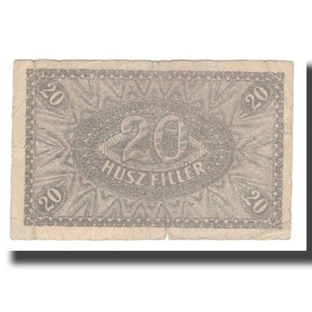 Banconote, Ungheria, 20 Fillér, 1920, 1920-10-02, KM:43, B+