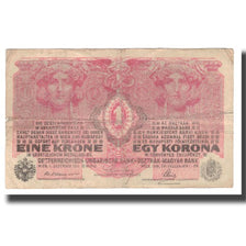 Banconote, Ungheria, 1 Korona, 1916 (1919), 1916-12-01, KM:10, B