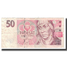 Banconote, Repubblica Ceca, 50 Korun, 1994, KM:11, MB