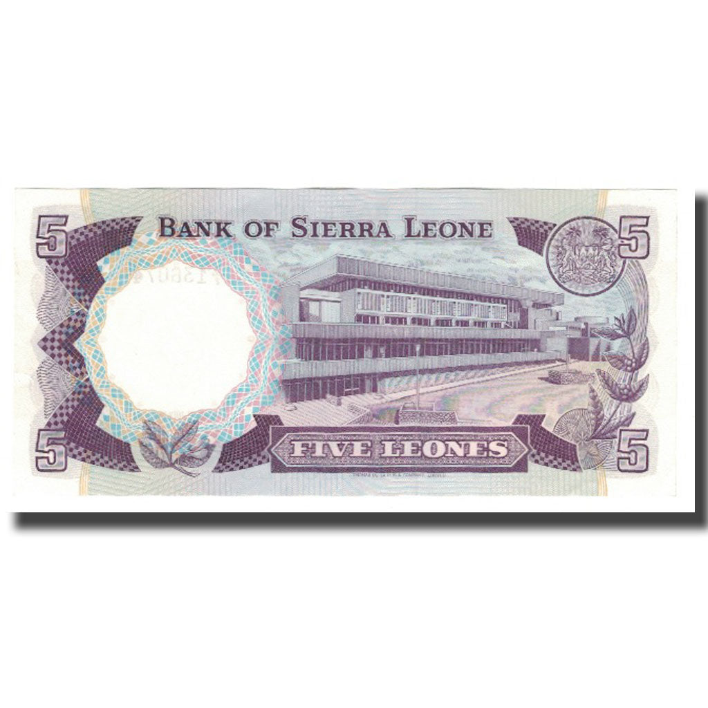 Banconote, Sierra Leone, 5 Leones, 1975-85, 1978-07-01, KM:7c, FDS