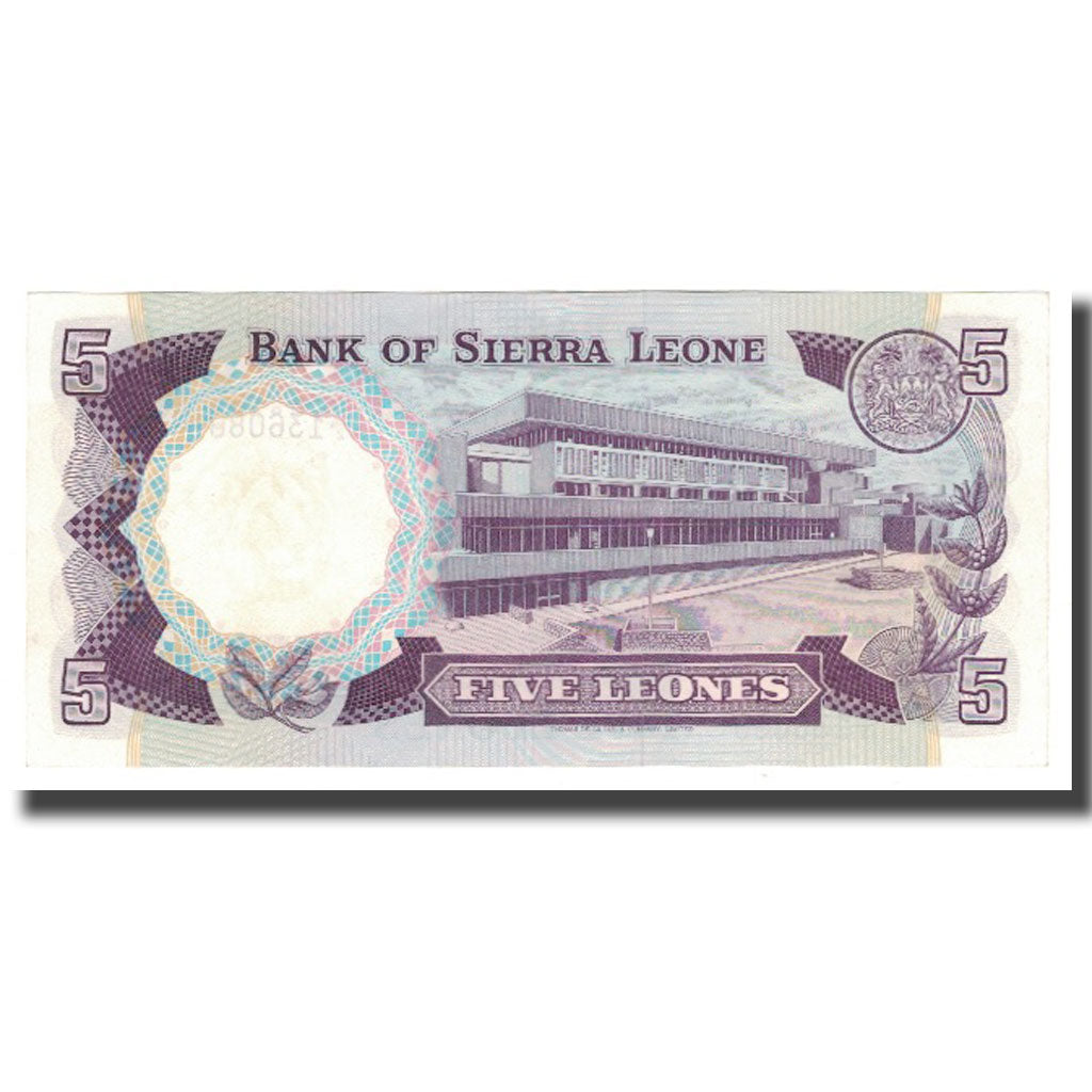 Banconote, Sierra Leone, 5 Leones, 1975-85, 1978-07-01, KM:7c, FDS