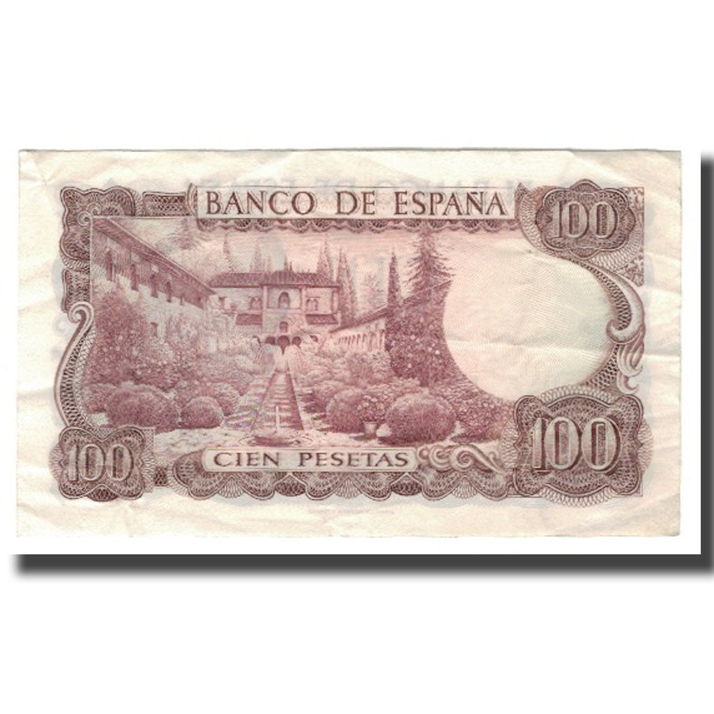 Banconote, Spagna, 100 Pesetas, 1970 (1974), 1970-11-17, KM:152a, BB