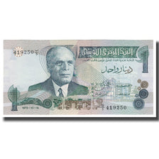 Banknote, Tunisia, 1 Dinar, 1973, 1973-10-15, KM:70, UNC(65-70)