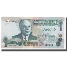 Banknote, Tunisia, 1 Dinar, 1973, 1973-10-15, KM:70, UNC(65-70)