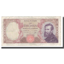 Banconote, Italia, 10,000 Lire, 1962-73, 1962-07-03, KM:97a, MB
