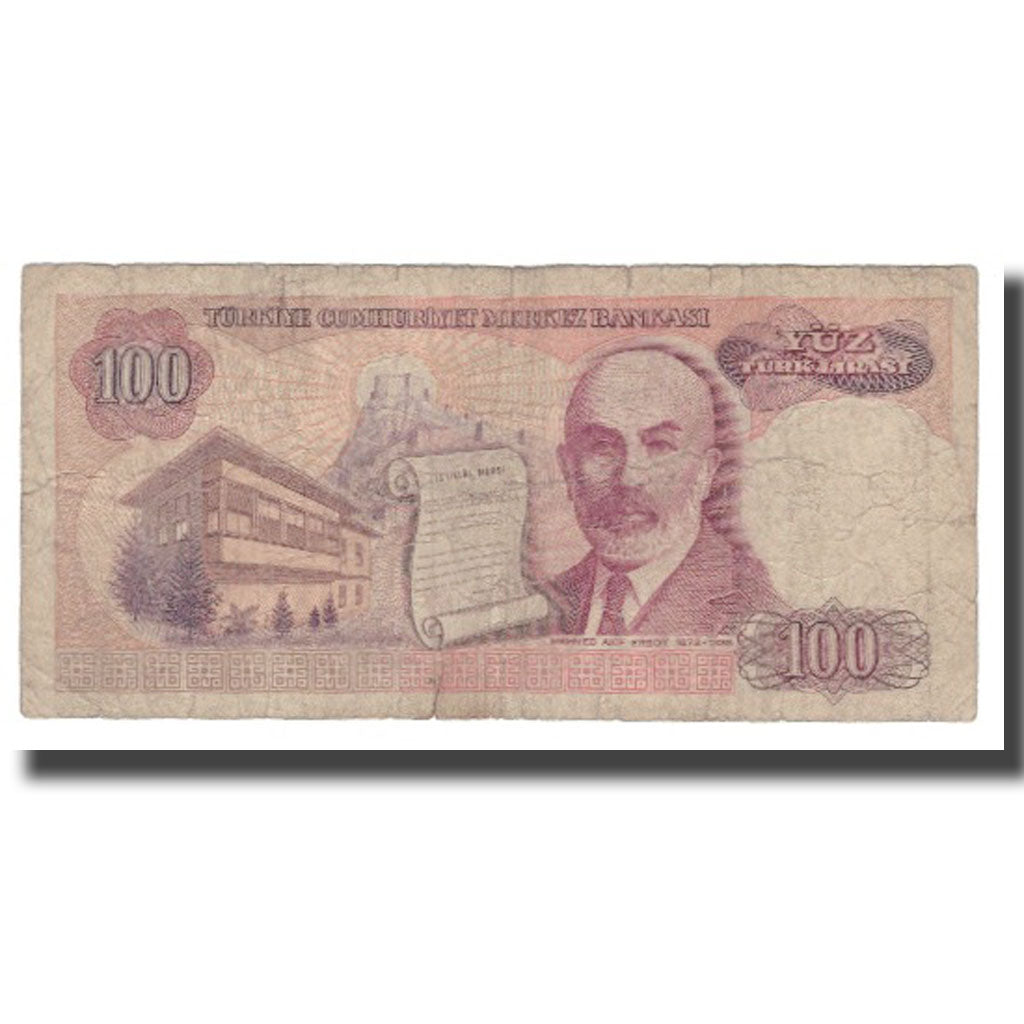 Banknot, Turcja, 100 Lira, L.1970 (1984), KM:194a, VG(8-10)