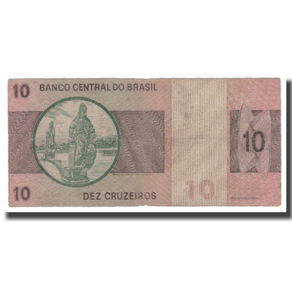 Banconote, Brasile, 10 Cruzeiros, UNDATED (1970-80), KM:193b, B