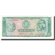 Banconote, Perù, 5 Soles De Oro, 1971, 1971-09-09, KM:99b, SPL
