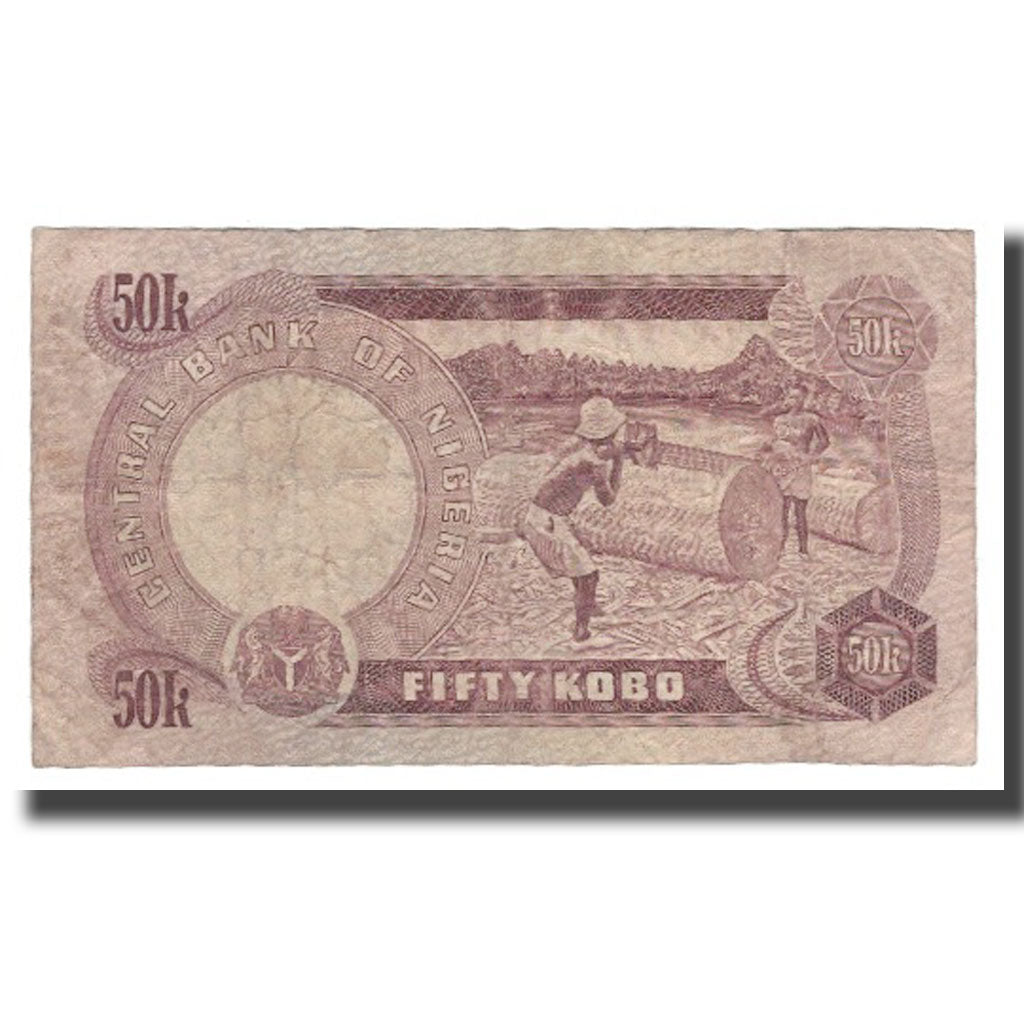 Billete, 50 Kobo, Undated (1973-78), Nigeria, KM:14d, RC+