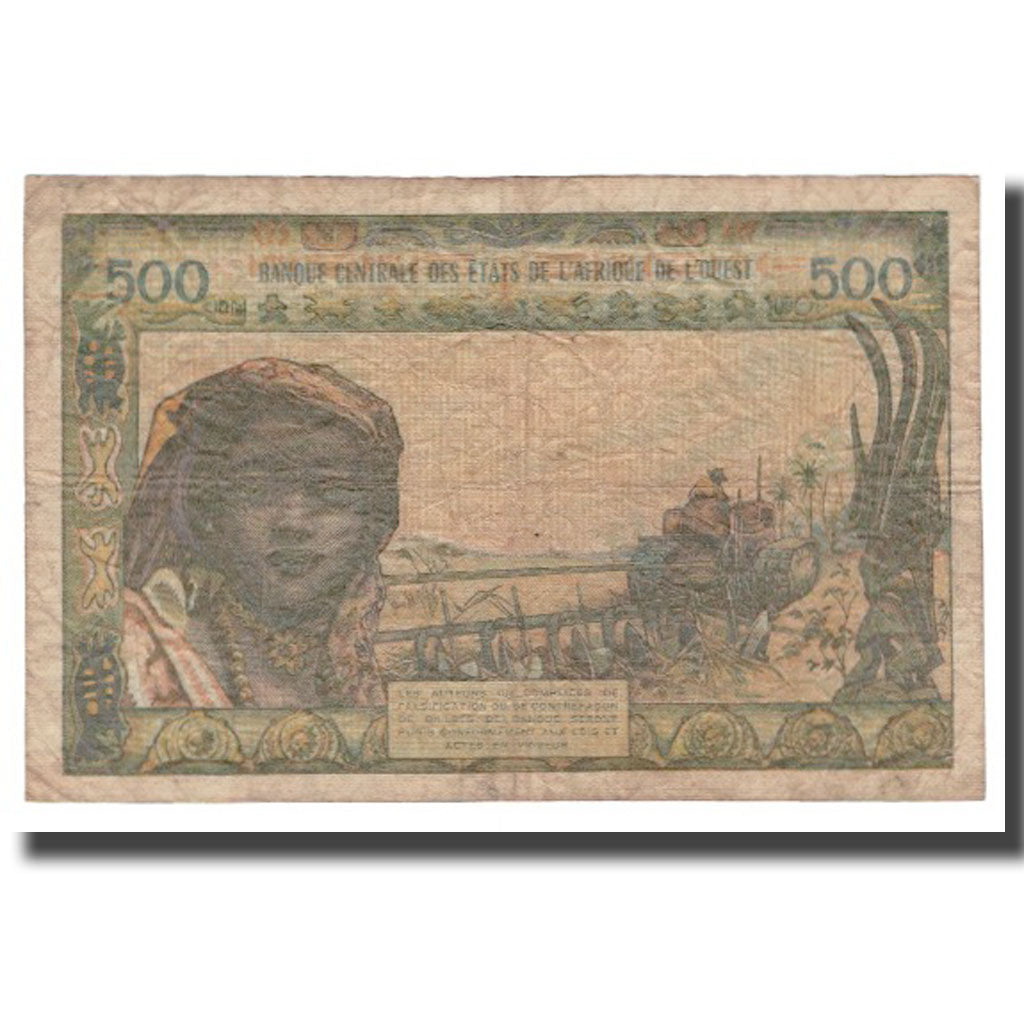 Banconote, Stati dell'Africa occidentale, 500 Francs, Undated (1959-65)