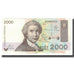 Banknot, Chorwacja, 2000 Dinara, 1992, 1992-01-15, KM:23a, UNC(65-70)