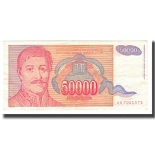 Banconote, Iugoslavia, 50,000 Dinara, 1994, KM:142a, SPL-