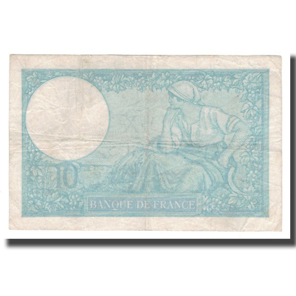 Francia, 10 Francs, Minerve, 1941, 1941-01-02, BC, Fayette:07.26, KM:84
