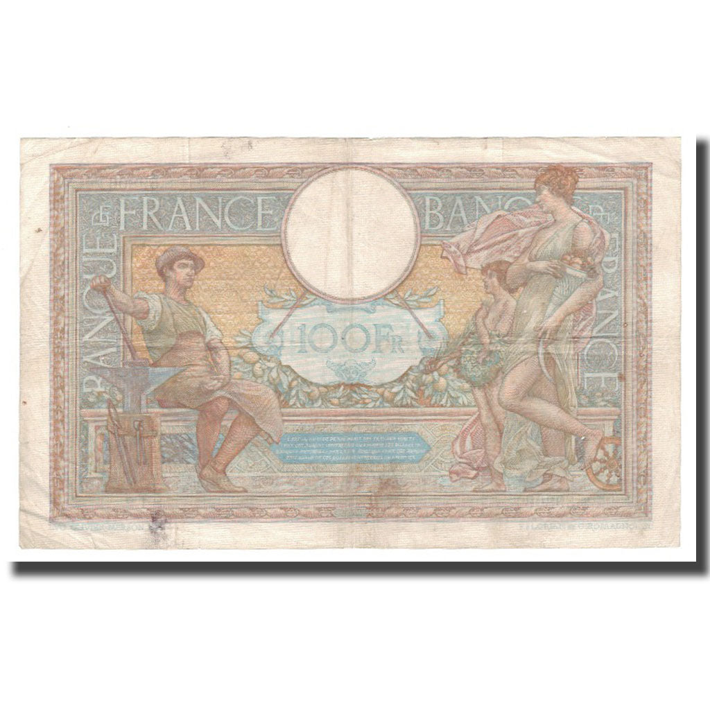 Francia, 100 Francs, Luc Olivier Merson, 1938, 1938-06-16, B+, Fayette:25.23