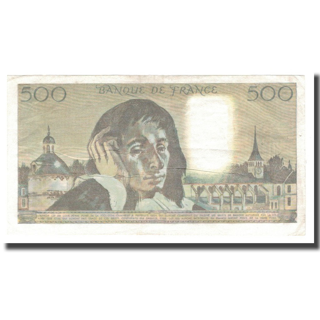 Francia, 500 Francs, Pascal, 1985, 1985-04-03, BB, Fayette:71.33, KM:156e