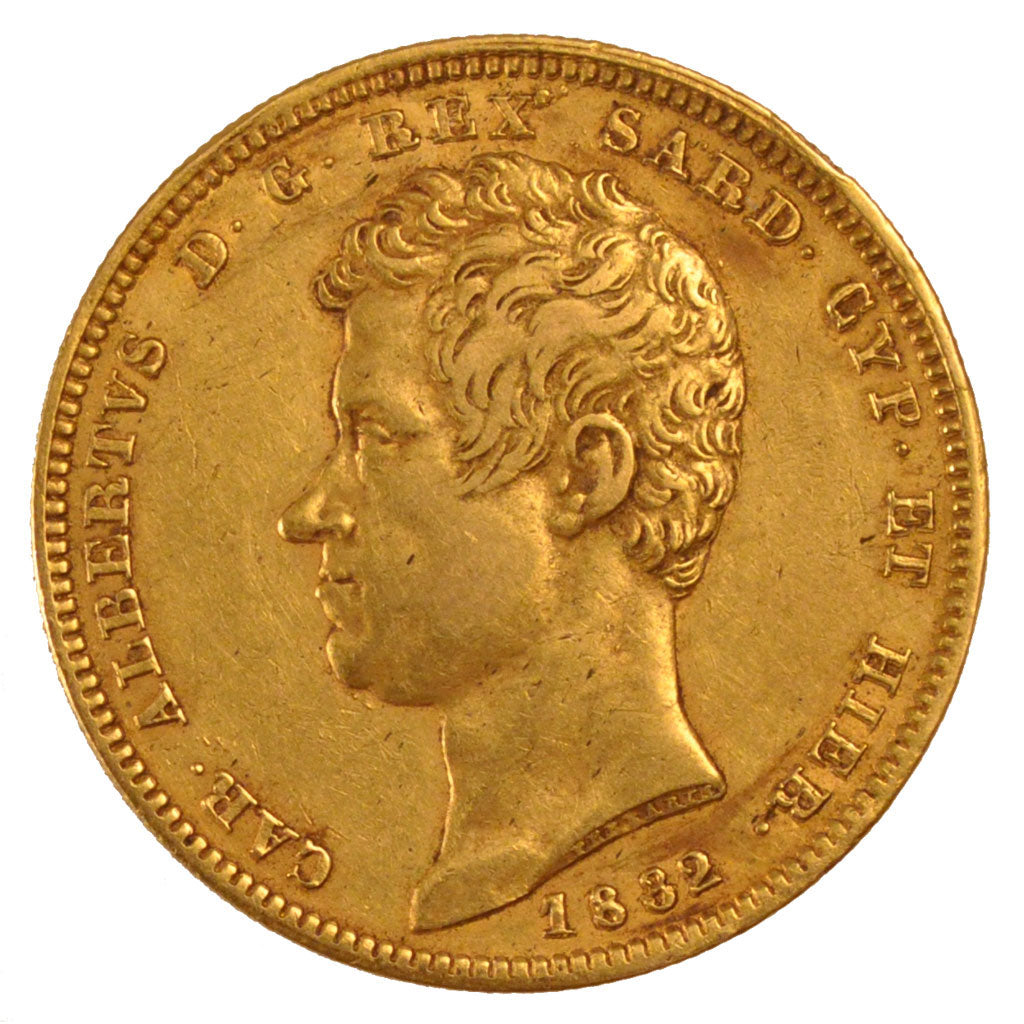 Monnaie, États italiens, SARDINIA, Carlo Alberto, 100 Lire, 1832, Genoa, TTB+