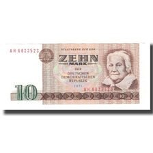 Biljet, Duitse Democratische Republiek, 10 Mark, 1971, KM:28b, NIEUW