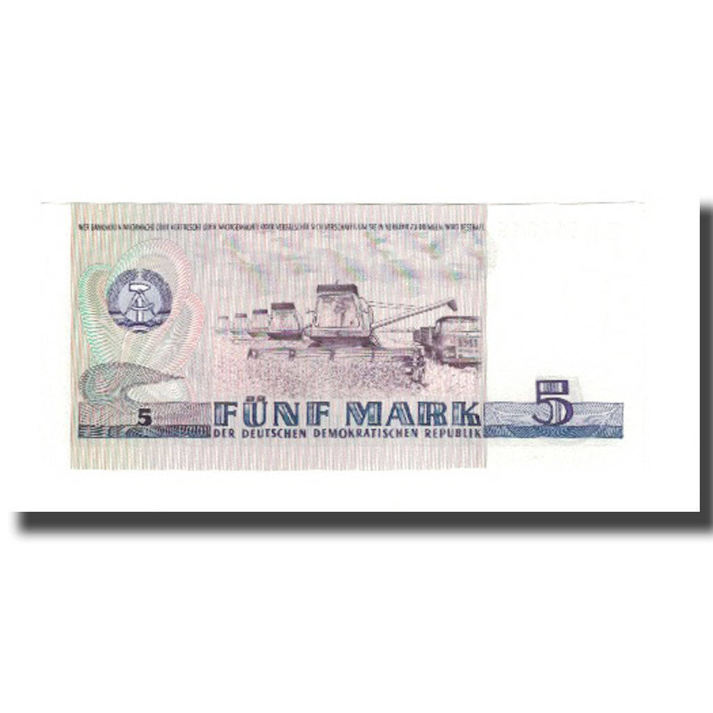 Banconote, Germania - Repubblica Democratica, 5 Mark, 1975, KM:27A, FDS
