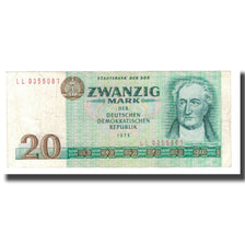 Billete, 20 Mark, 1975, República Democrática Alemana, KM:29b, UNC