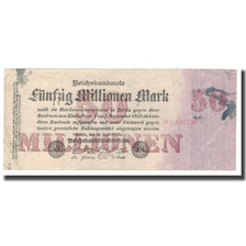 Nota, Alemanha, 50 Millionen Mark, 1923, 1923-07-25, KM:109f, VF(20-25)