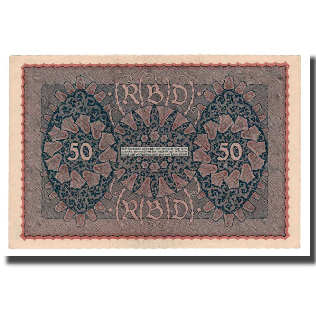 Geldschein, Deutschland, 50 Mark, 1919, 1919-06-24, KM:66, UNZ