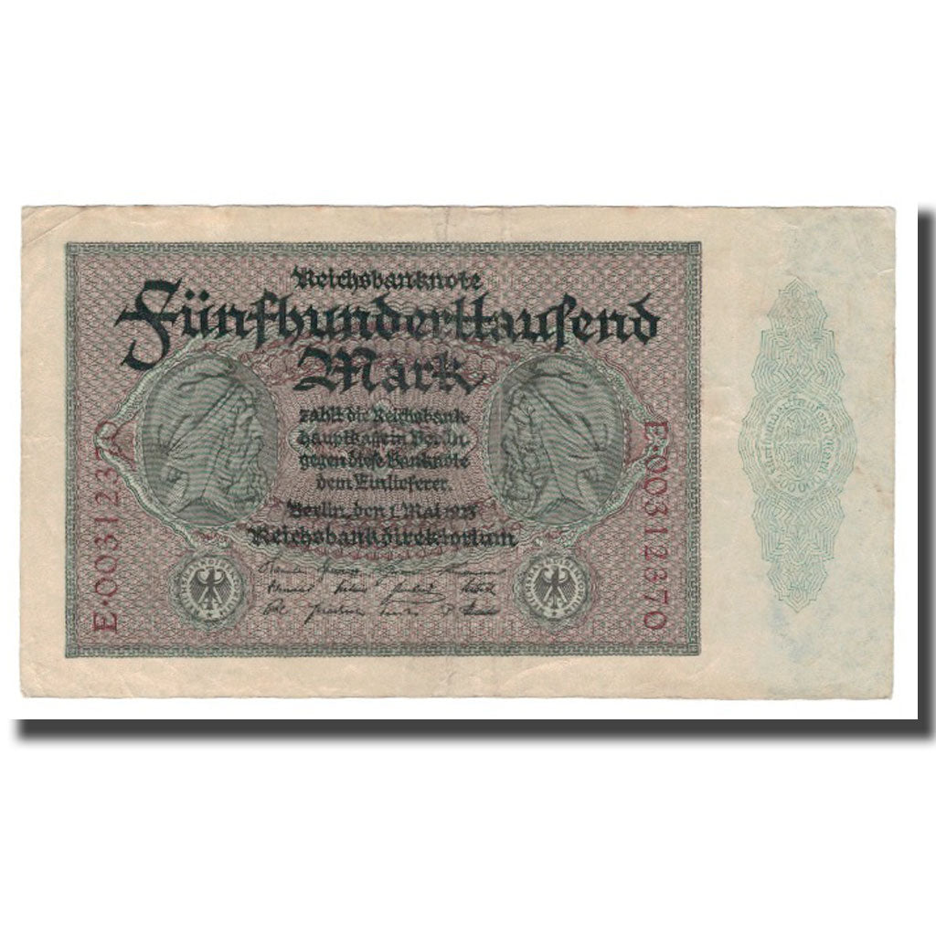Banknote, Germany, 500,000 Mark, 1923, 1923-05-01, KM:88a, EF(40-45)