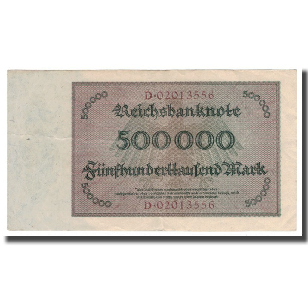Banknote, Germany, 500,000 Mark, 1923, 1923-05-01, KM:88a, AU(55-58)