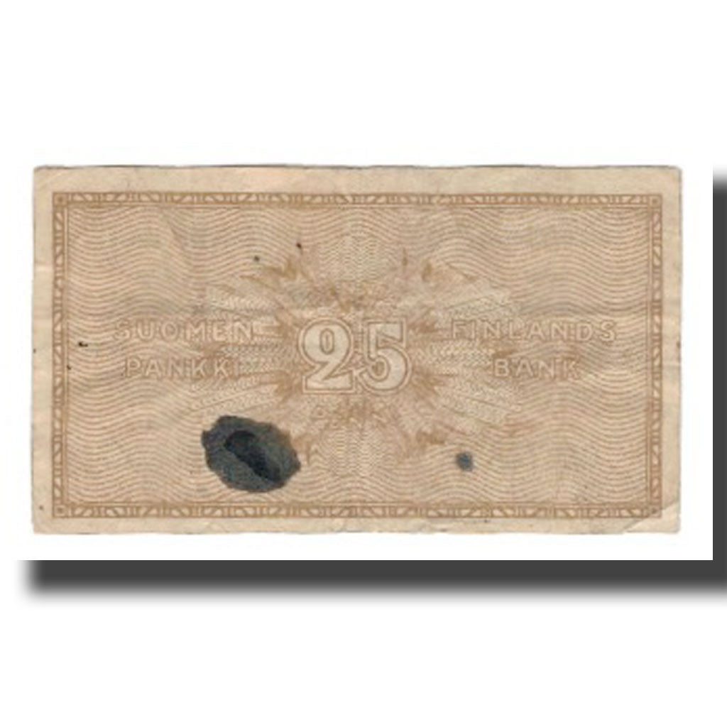 Banconote, Finlandia, 25 Penniä, 1918, KM:33, B+