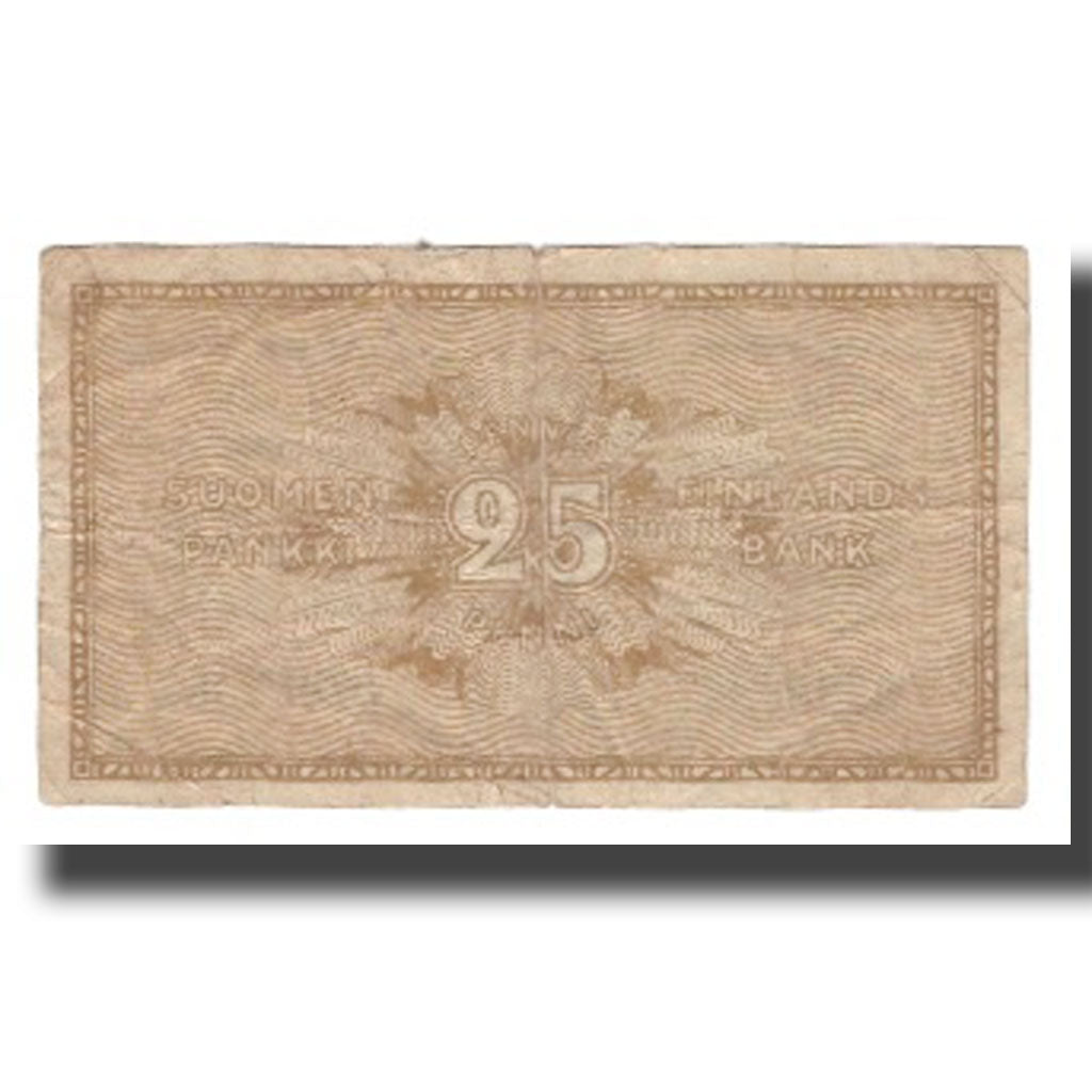 Banknot, Finlandia, 25 Penniä, 1918, KM:33, VF(20-25)