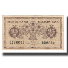 Banconote, Finlandia, 25 Penniä, 1918, KM:33, BB