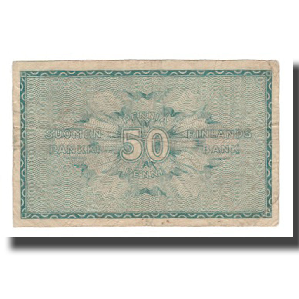 Geldschein, Finnland, 50 Penniä, 1918, KM:34, SS