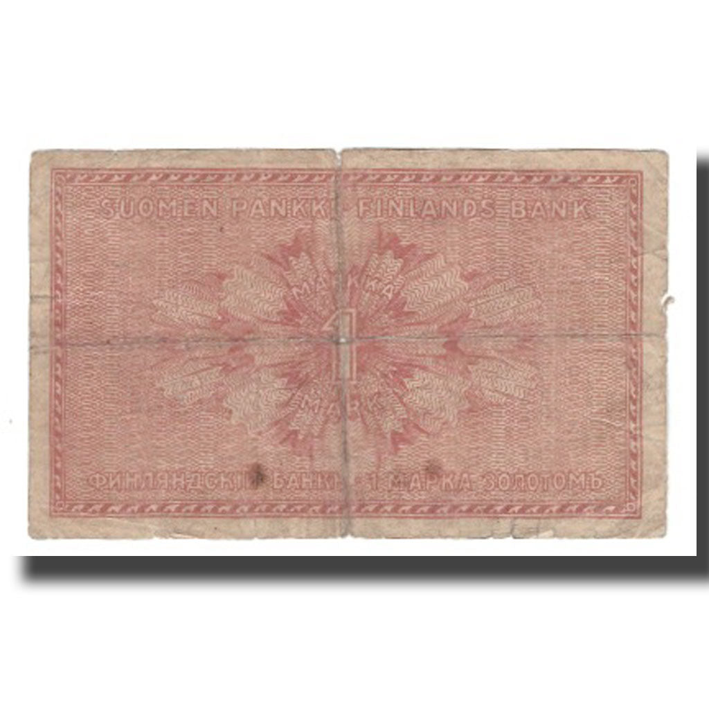 Billete, 1 Markka, 1916, Finlandia, KM:19, RC