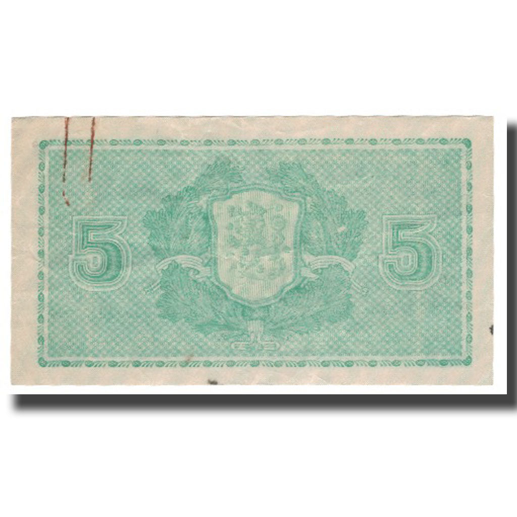 Banconote, Finlandia, 5 Markkaa, 1939 (1942-45), KM:69a, BB