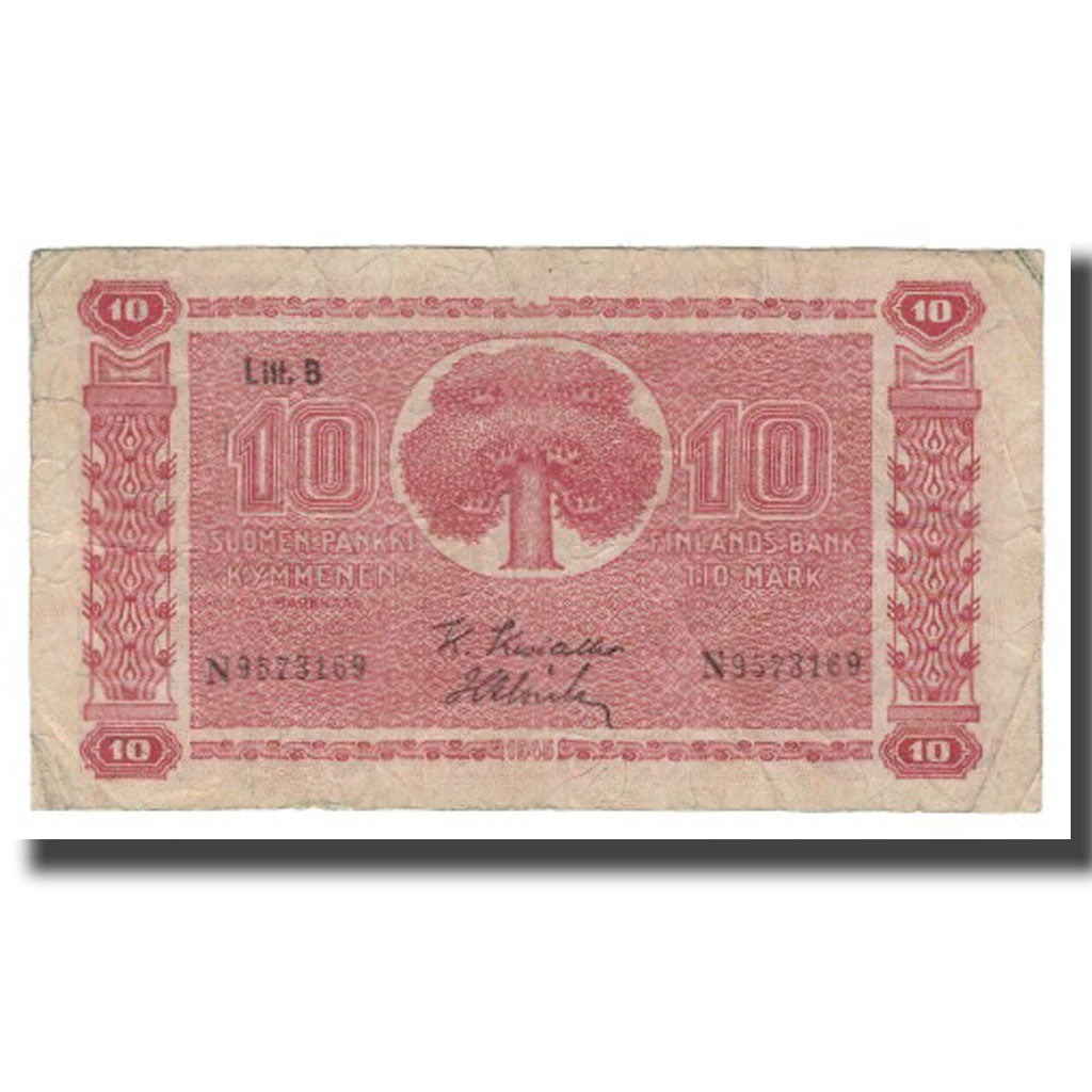 Geldschein, Finnland, 20 Markkaa, 1945, KM:86, SGE+