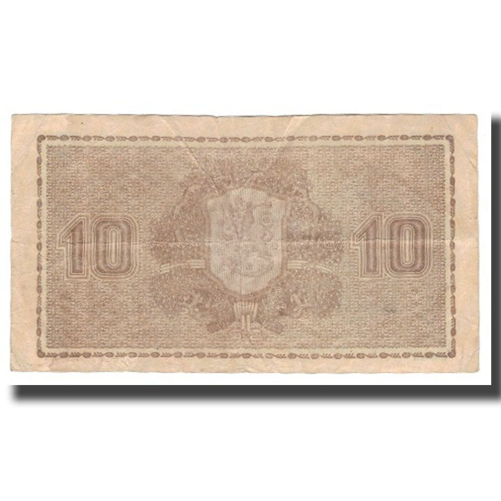 Billet, Finlande, 10 Markkaa, 1939 (1939-45), KM:70a, TB