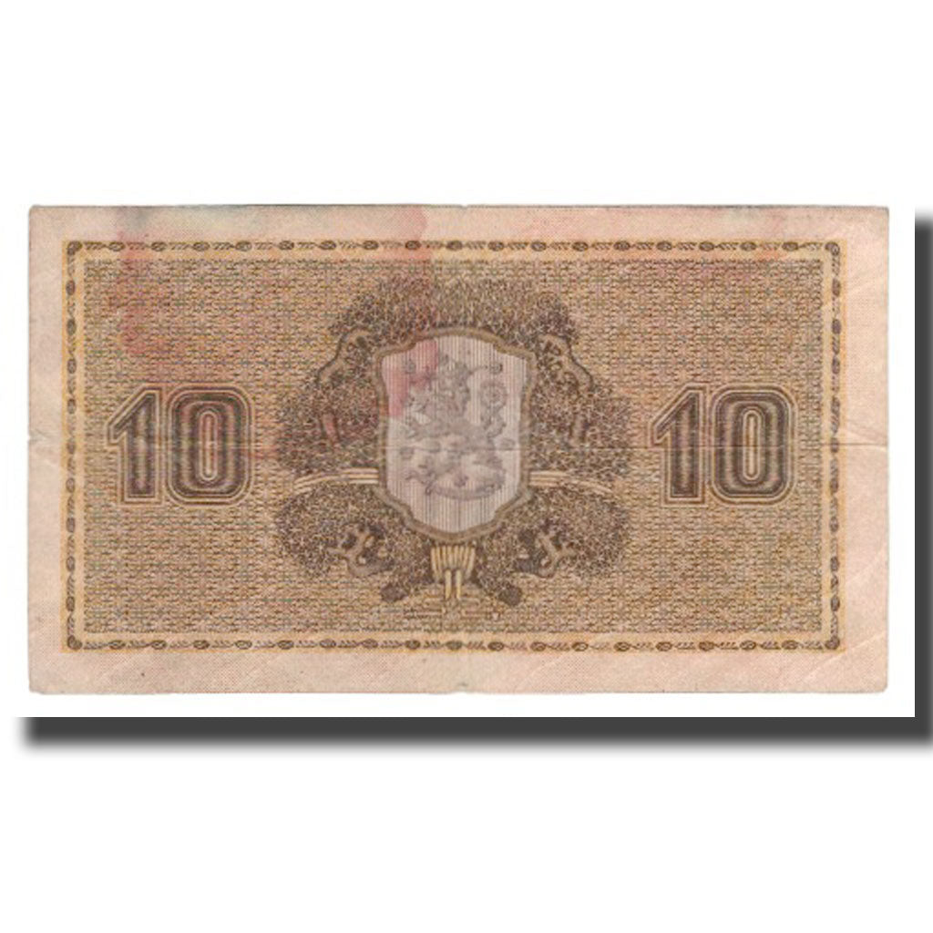 Banknote, Finland, 10 Markkaa, 1939 (1939-45), KM:70a, VF(30-35)