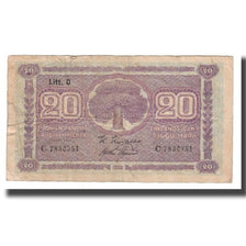 Banconote, Finlandia, 20 Markkaa, 1939 (1939-45), KM:71a, MB