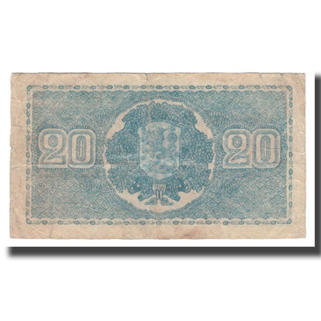 Banconote, Finlandia, 20 Markkaa, 1945 (1948), KM:78a, B+