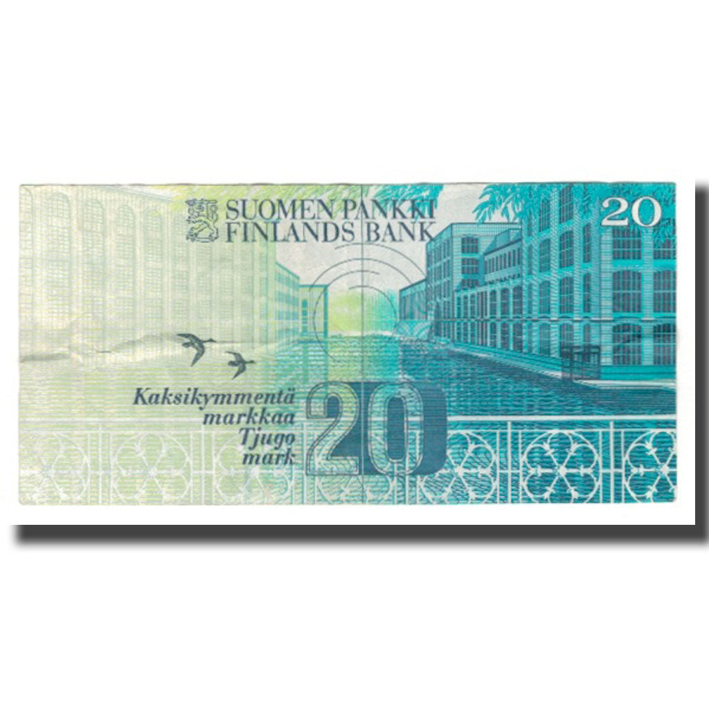 Billete, 20 Markkaa, 1993, Finlandia, KM:122, EBC