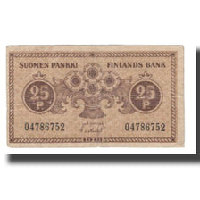 Geldschein, Finnland, 25 Penniä, 1918, KM:33, S+